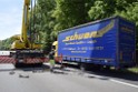 LKW in Boeschung A 3 Rich Frankfurt Hoehe Roesrath Lohmar P227